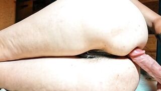 Big Ass MILF Masturbating with Dildo