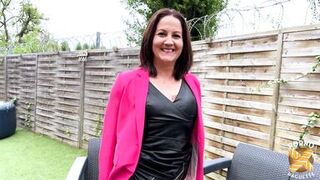 Naughty milf Ellie takes a cock