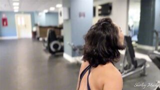 BUSTY MILF SHIRLEY MUSK gets DRILLED HARD !!!! at GYM'S BATHROOM by STRANGER