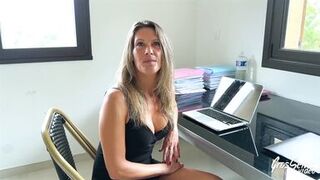 Milena, busty milf, wants to fuck