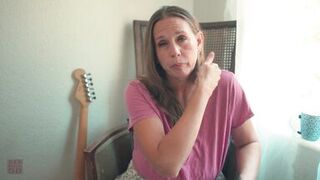 The Sure Thing - Sexy MILF Autumn J Cooper at Sex Over 50 confronts her step-son about the missing funds from the household acco