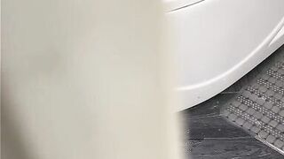 HORNY MILF WITH A HUGE ASS GETS FOOLISHLY STARED BY HER PERVERT STEPSON WHILE MASTURBATING IN THE SHOWER