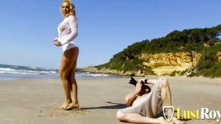 Squirting and Wild Fucking with the Superb Blonde MILF Ginger Hell