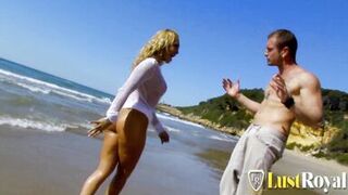 Squirting and Wild Fucking with the Superb Blonde MILF Ginger Hell