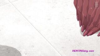 Sexy Blonde Milf Moans While Fucking the Shy Inexperienced Dude Next Door in Passionate Hentai