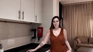 Stepmom and Alina Rai get naughty in a hotwife shoot - real orgasm! - 1 image