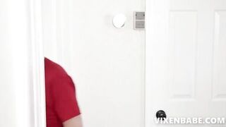 Stepmom Natasha Nice's massive tits get drilled by Juan El Caballo Loco's bareback rod