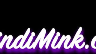 Mindi Mink begs for your hard cock while getting her hairy pussy pounded in POV solo action