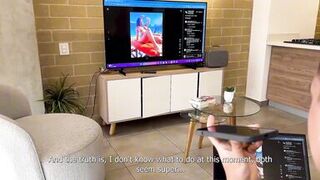 Watch Carla Morelli & Naty Delgado's perfect asses bounce as they ride a massive cock POV style