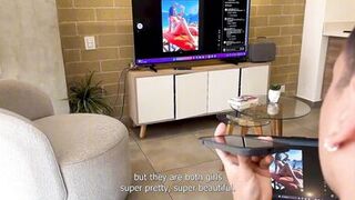 Watch Carla Morelli & Naty Delgado's perfect asses bounce as they ride a massive cock POV style