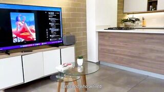 Watch Carla Morelli & Naty Delgado's perfect asses bounce as they ride a massive cock POV style