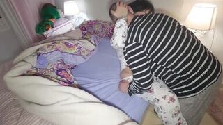 Chubby Big Booty & FatJhon share wives in wild homemade sex tape