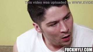 Mocha Menage & Connor Kennedy's steamy POV breeding session - taboo MILF action!