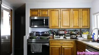 Step-daddy's massive cock stuffed with hot jizz by sexy housewives Natasha & Michael