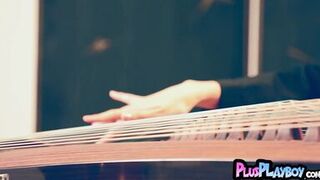 Watch petite Chinese MILF Wu Muxi strip & flaunt her hot Chinese pussy for Playboy's softcore fetish video - 6 image