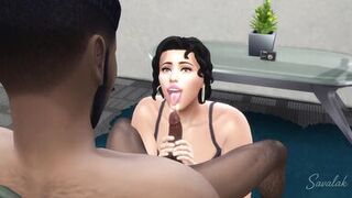 Hot MILF gets caught and animated in a steamy 3D sim - 5 image