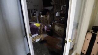 Aderes Quin squirts while getting her natural tits drilled by a BBC POV