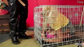 Maxine X's tight pussy gets stuffed with anal plug before explosive orgasm