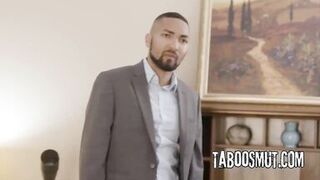 Watch Natasha Nice's curvy natural tits bounce as she takes a hard pounding from Mickey Mod in taboo doggystyle action