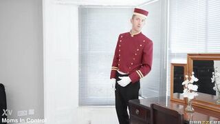 Amber Jayne gets her tight pussy drilled by Danny D & takes a hot facial