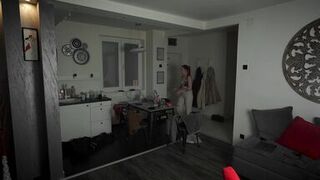 Watch young stud get a hot creampie from stepmom's share bed