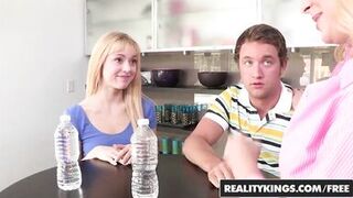 Lucy Tyler and Cherie Deville explore wild lesbian lovemaking with licking and anal