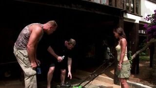 Pascal St James & Bob Terminator team up to destroy Asian MILF Jade Sin in a steamy threesome - 2 image