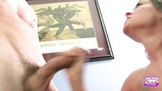 Vanessa Naughty & Will Powers deepthroat & take cum in mouth on the net