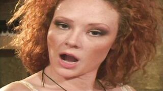 Audrey Hollander and Trina Michaels take turns deepthroating and riding hard in stockings & lingerie - 9 image