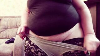 Milf Big Tits tries on new panties and reveals her plump ass and natural tits up close - 11 image