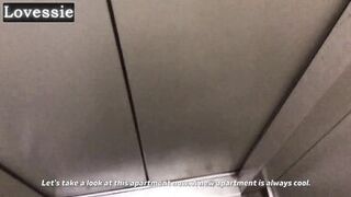 Avocado dominates and swallows stranger's load in bathroom - 1 image