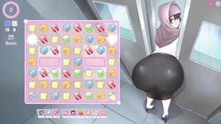 Hot MILF goes wild on desk - hot solo action! - 5 image