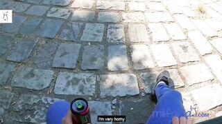 Watch Alice Alisaki from Greece get her fake tits bouncing while taking a cumshot - 1 image