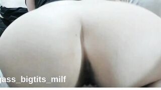 Curvy Arab MILF with massive natural tits & thong strips naked for your viewing pleasure - 7 image