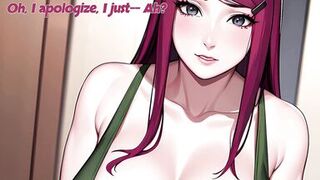 Kushina's tight MILF pussy gets stretched by new riding technique - JOI Hentai - 1 image