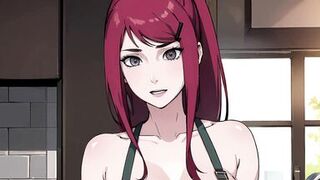 Kushina's tight MILF pussy gets stretched by new riding technique - JOI Hentai - 2 image