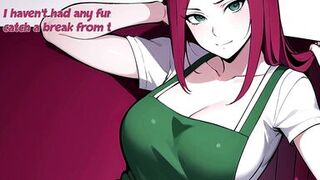Kushina's tight MILF pussy gets stretched by new riding technique - JOI Hentai - 3 image