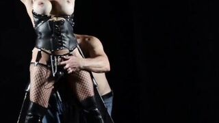 Sexy Vanessa's juicy pussy and tight pussy worship leads to a rough BDSM pounding