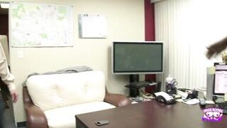 Devon Savage & Tiffany Tyler's wild office sexcapade with boss - 1 image