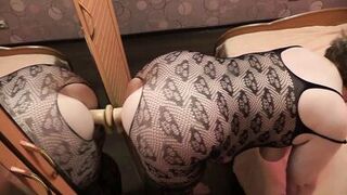 Watch Milf Big Tits take a hard pounding in doggy-style mirror session with her plump saggy tits bouncing - 9 image