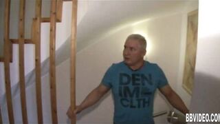German MILF with massive tits takes a hardcore pounding and jizzed on her tits - 5 image