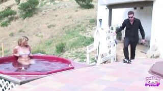 Stepmom Alice Bell can't resist stepdaughter's hard rod while stepdad's away - 1 image