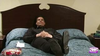 August cheats on her hubby with Nick Manning & takes his load in her mouth - 1 image