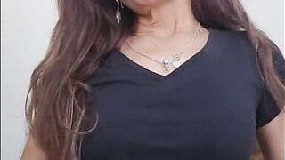 Angelina Love's amazing orgasm with a glass dildo - hotwife style! - 1 image