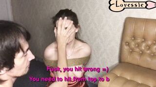 Lovessie's deepthroating skills get tested in a wild compilation of doggystyle fun with small tits and big cocks
