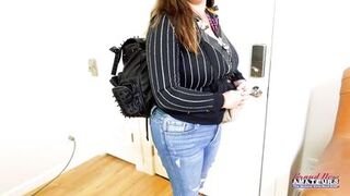 Celeste busts out her curves & swallows Jeff Lacy's load like a pro MILF - 2 image