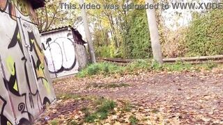 Andy Star & Dirty Priscilla in a wild park sexcapade with step mom in heels - 9 image