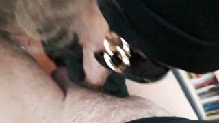 Watch Laura On Heels and The Throater give a steamy MILF blowjob with a cumshot - 11 image