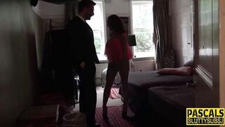 Bigcock dominates British MILF with his massive cock in HD reality