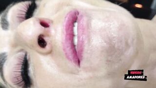 Julia Fontanelli's curvy body and perfect tits give her client a special massage & pussy licking experience - 12 image